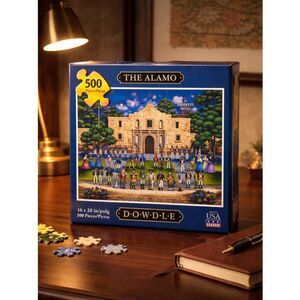 NIB Dowdle “The Alamo” 500 Piece Puzzle